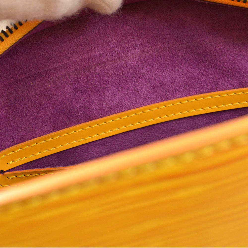 LOUIS VUITTON Yellow Epi Saint Jacques Poignee Long Tote M52339 122662 - Picture 10 of 10